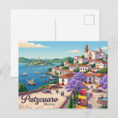 Carte Postale Pátzcuaro Mexique (Devant / Derrière)