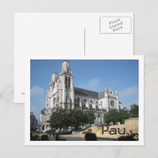 Carte Postale Pau (Devant / Derrière)