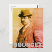 Carte Postale Paul Bourget (Devant / Derrière)