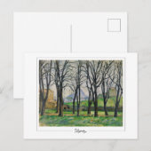 Carte Postale Paul Cézanne #12 - Beaux-Arts (Devant / Derrière)