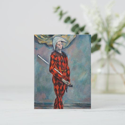 Carte Postale Paul Cezanne - Arlequin (Debout devant)