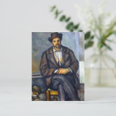 Carte Postale Paul Cezanne Assis Paysan (Debout devant)