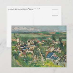 Carte Postale Paul Cezanne - Auvers, Vue panoramique