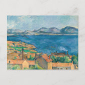 Carte Postale Paul Cezanne - Baie de Marseille, vue d'Estaque (Devant)