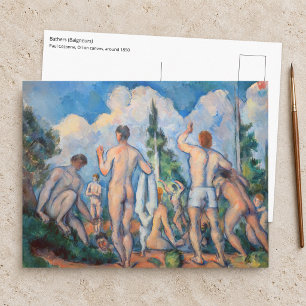 Carte Postale Paul Cezanne - Baigneurs
