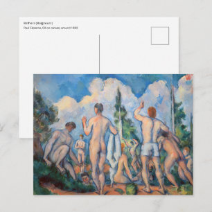 Carte Postale Paul Cezanne - Baigneurs