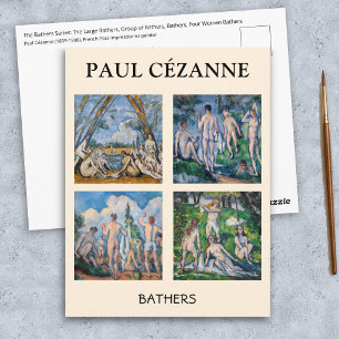 Carte Postale Paul Cezanne - Baigneurs Sélection de Chefs-d'œuvr