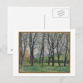 Carte Postale Paul Cezanne | Châtaigniers à Jas de Bouffan, c (Devant / Derrière)