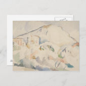 Carte Postale Paul Cezanne-Château Noir et Mont Sainte-Victoire (Devant / Derrière)
