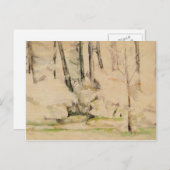 Carte Postale Paul Cezanne - Dans les bois (Devant / Derrière)