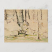 Carte Postale Paul Cezanne - Dans les bois (Devant)