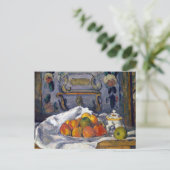 Carte Postale Paul Cezanne Dish des pommes (Debout devant)