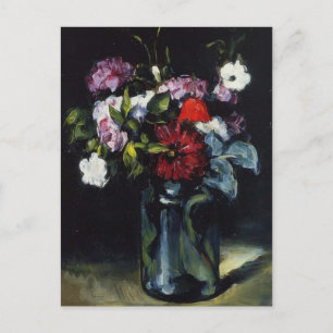 Carte Postale Paul Cezanne - Fleurs dans un Vase