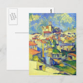 Carte Postale Paul Cezanne - Gardanne (Devant / Derrière)