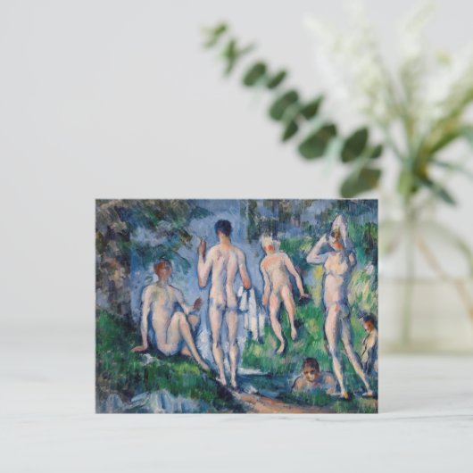 Carte Postale Paul Cezanne - Groupe des Bathères (Debout devant)