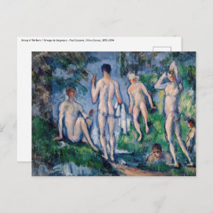 Carte Postale Paul Cezanne - Groupe des Bathères