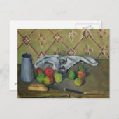 Carte Postale Paul Cezanne | Jus de fruits, de serviette et de l (Devant / Derrière)