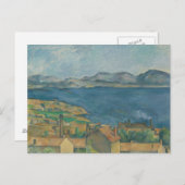 Carte Postale Paul Cezanne - La Baie de Marseille (Devant / Derrière)