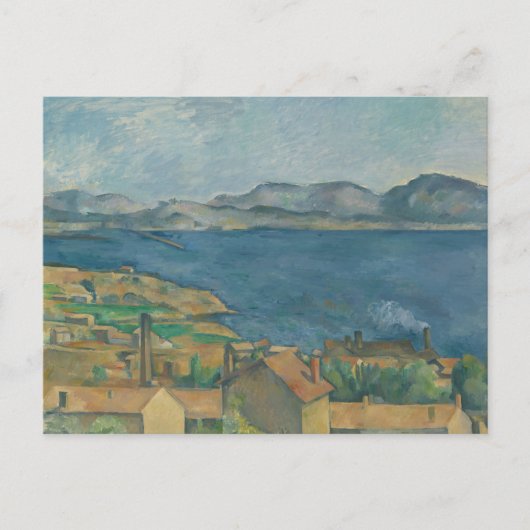 Carte Postale Paul Cezanne - La Baie de Marseille (Devant)