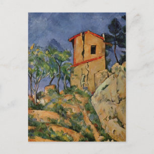 Carte Postale Paul Cezanne - La Maison aux murs craqués