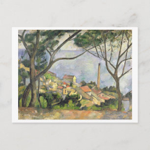 Carte Postale Paul Cezanne La Mer à l'Estaque, 1878