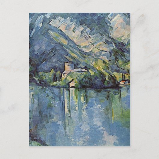 Carte Postale Paul Cézanne - Lac d'Annecy (Devant)