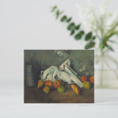 Carte Postale Paul Cezanne - Lait canne et pommes (Debout devant)