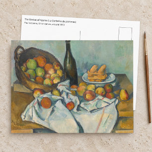 Carte Postale Paul Cezanne - Le panier de pommes