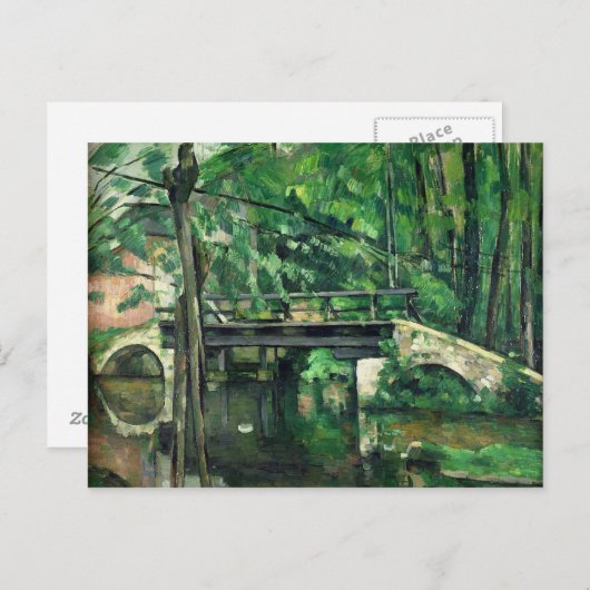Carte Postale Paul Cezanne | Le pont à Maincy ou le pont (Devant / Derrière)