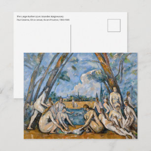 Carte Postale Paul Cezanne - Les Grandes Baigneuses