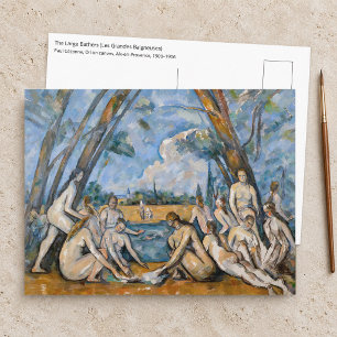 Carte Postale Paul Cezanne - Les Grandes Baigneuses