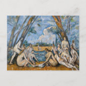Carte Postale Paul Cezanne - Les Grandes Baignoires (Devant)