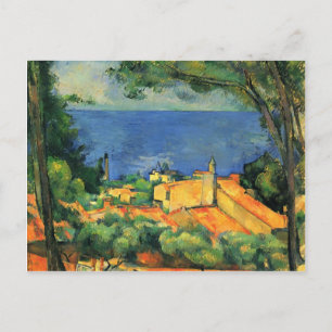 Carte Postale Paul Cezanne-L'Estaque aux toits rouges