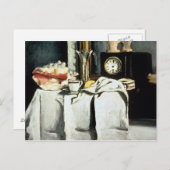 Carte Postale Paul Cezanne | L'horloge en marbre noir, vers 1870 (Devant / Derrière)