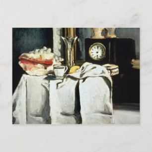 Carte Postale Paul Cezanne   L'horloge en marbre noir, vers 1870