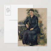 Carte Postale Paul Cezanne | Madame Cezanne dans le jardin, 1880 (Devant / Derrière)