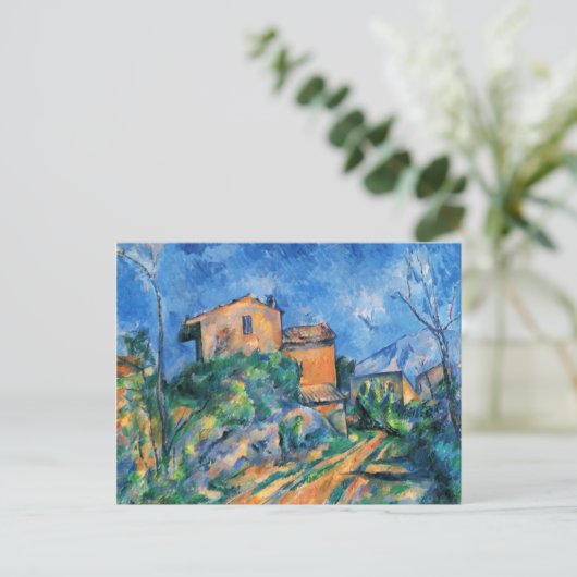 Carte Postale Paul Cezanne "Maison Maria avec vue sur Château (Debout devant)
