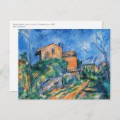 Carte Postale Paul Cezanne "Maison Maria avec vue sur Château (Devant / Derrière)