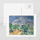 Carte Postale Paul Cezanne | Mont Sainte-Victoire, 1900 (Devant / Derrière)