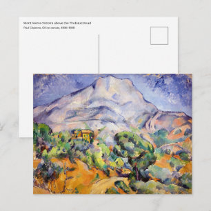 Carte Postale Paul Cezanne - Mont Sainte-Victoire, route de Thol