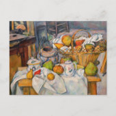 Carte Postale Paul Cezanne - Nature morte avec panier (Devant)