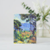 Carte Postale Paul Cezanne - Paysage (Debout devant)