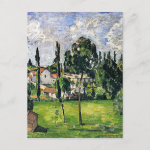 Carte Postale Paul Cezanne - Paysage avec ligne de flottaison,