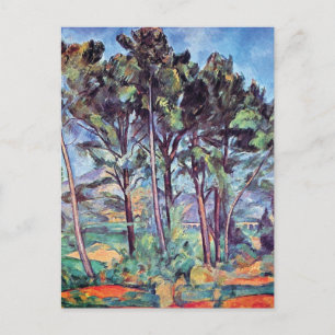 Carte Postale Paul Cezanne - Pins Et Aqueduc