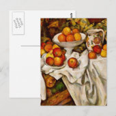 Carte Postale Paul Cezanne Pommes Oranges Impressionnisme (Devant / Derrière)
