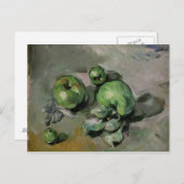 Carte Postale Paul Cezanne | Pommes vertes, c.1872-73 (Devant / Derrière)