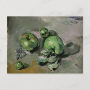 Carte Postale Paul Cezanne Pommes vertes, c.1872-73