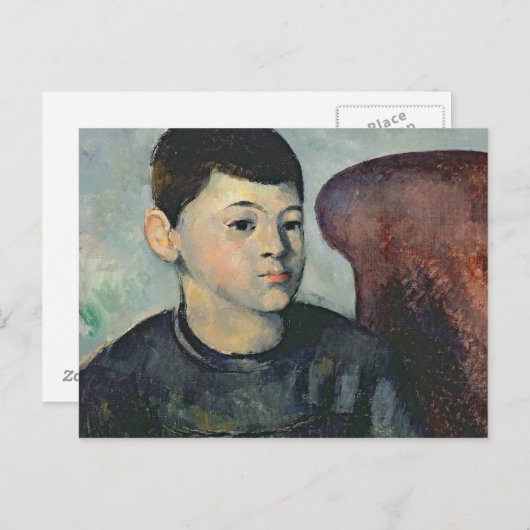 Carte Postale Paul Cezanne | Portrait du fils de l'artiste, 1881 (Devant / Derrière)