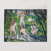 Carte Postale Paul Cezanne - Quatre Baigneuses (Devant)