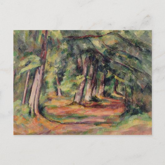 Carte Postale Paul Cezanne | Sous-bois 1890-94 (Devant)